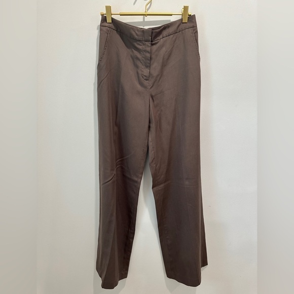 BCBGMaxAzria Pants - BCBGMaxAzria womans Chocolate soft wide leg pants trousers size 2 NWT‎